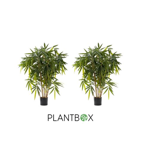 Artificial Bamboo Plant 100cmh Set Of 2 Free Shipping
