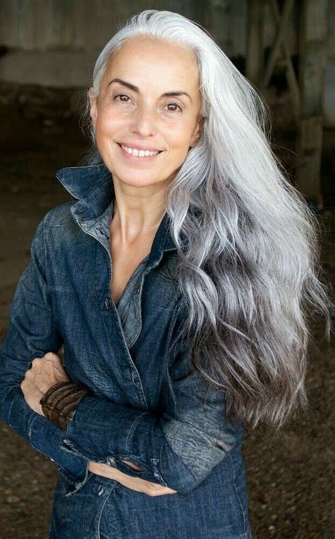 772 Best Images About Gorgeous Long Gray Hair Lady On