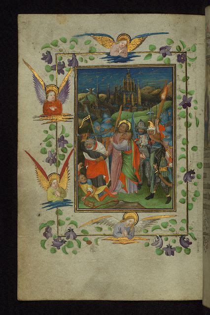 Illuminated Manuscript Book Of Hours Betrayal Walters Manuscript W