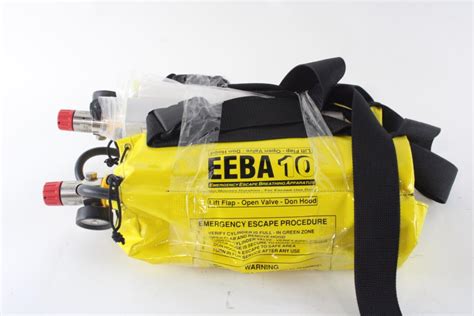 Eeba 10 Emergency Breathing Apparatus Devices 2 Pieces Property Room