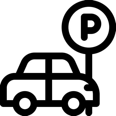Parking Lot Free Transportation Icons