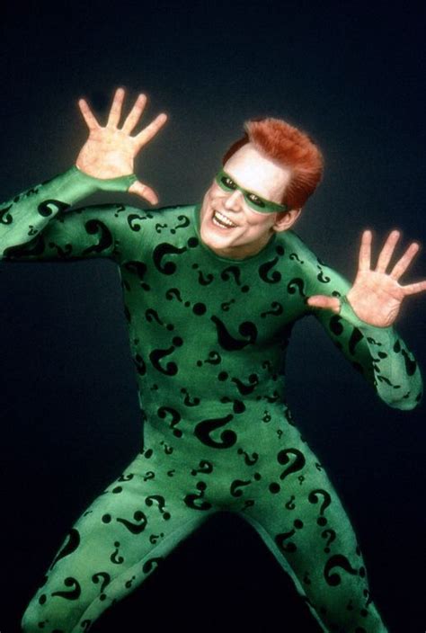 Jim Carrey As The Riddler From The Batman Movie Batman Forever