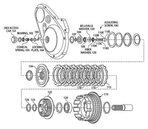 Patent US7320390 - Outboard clutch assembly support and clutch hub