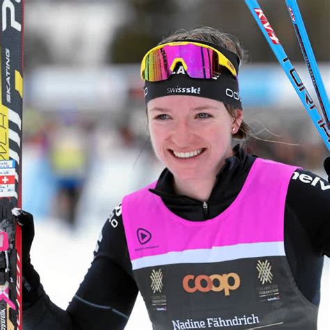 Nadine fähndrich (born 16 october 1995) is a cross country skier who competes internationally for switzerland. Ski de fond : Roman Furger et Nadine Faenhdrich gagnent l ...