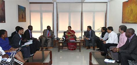 Kenya Delegation Meets Gujarat Cm Anandiben Patel In Gandhinagar