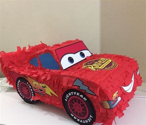 Piñata Cars Cars Theme Birthday Party Cars Party 2nd Birthday Bday Car Themes Ideas Para