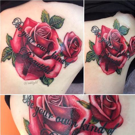 Realistic Feminine Rose Tattoo By Lil Jackson Tattoos