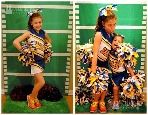 My Parties Reagans 9th Birthday Cheerleading Party The Party