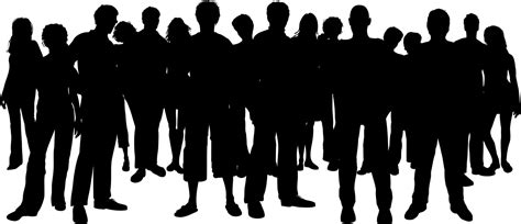 Download Silhouette Of A Group Of People