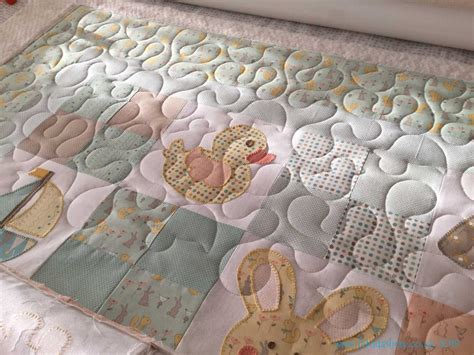 Fabadashery Longarm Quilting Advent Day 3 Duck Baby Quilt Made By