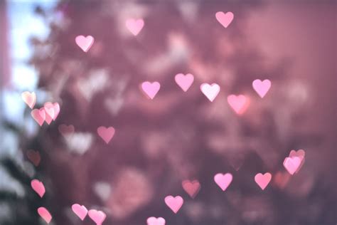 Heart Bokeh Wallpaper