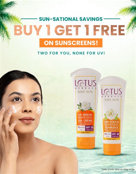 Buy Lotus Herbals Face And Body Sunscreen Lotion At Best Price