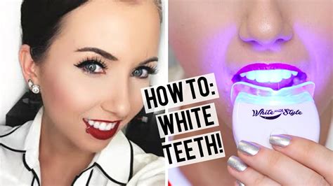 How To Get Super White Teeth My Teeth Whitening Routine Youtube