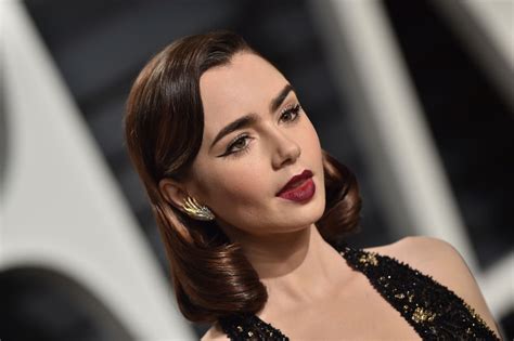 Lily Collins Waist Length Ponytail Might Make You Rethink Your Summer
