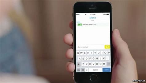 Snapchat Launches Snapcash Payment Feature With Square Bbc News