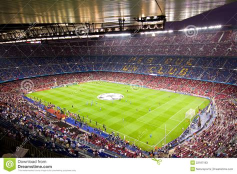Camp nou is a football stadium in barcelona, spain. FC Barcelona Stadium Editorial Stock Photo - Image: 22187163