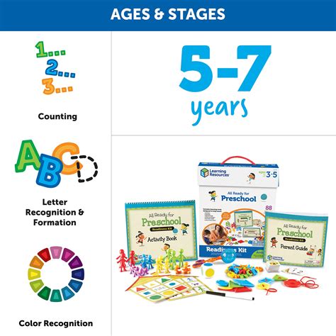 Buy Learning Resources All Ready For Preschool Readiness Kit 60