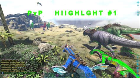 Ark Official Pvp Pvp Highlight 1 Youtube