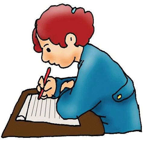 Boy Writing Clipart Clipart Panda Free Clipart Images