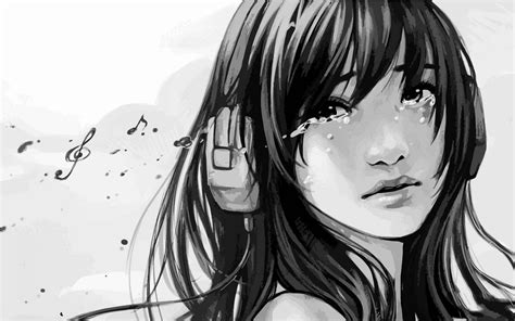 Anime Girl Sad Alone Wallpapers Wallpapers Com