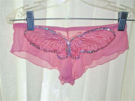 Sparkle Butterfly Sheer Panties