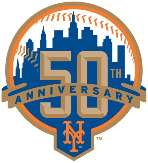 New York Mets 50 Aniversario Png Transparente Stickpng