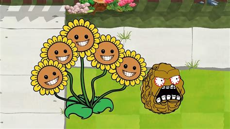 Plants Vs Zombies Cartoon Animation Fivepeater Youtube