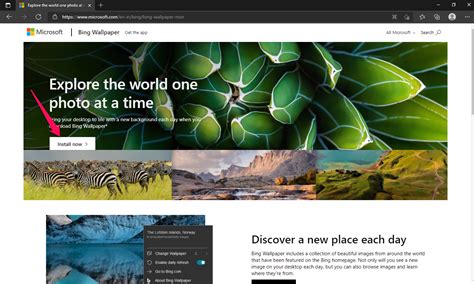 Bing Wallpaper Downloads And Applies Desktop Wallpaper Automatically