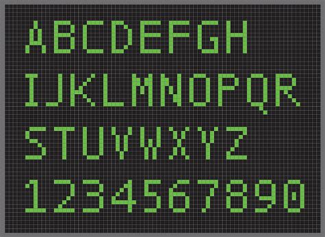 It can be easily observed that the alphabetical letters a, i, q, j, y, all have the numerical value of 1, the letters b, k, r, the numerical . Digital Font Set Computer Alphabet And Numbers Vector Stock ...