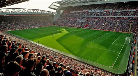 Anfield Road Liverpool Stadion Gambar Stadion