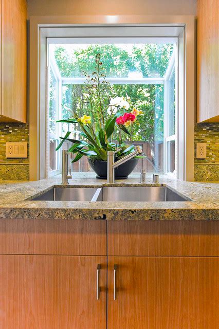 Garden window prices by material; Kitchen Sink with Bay Window