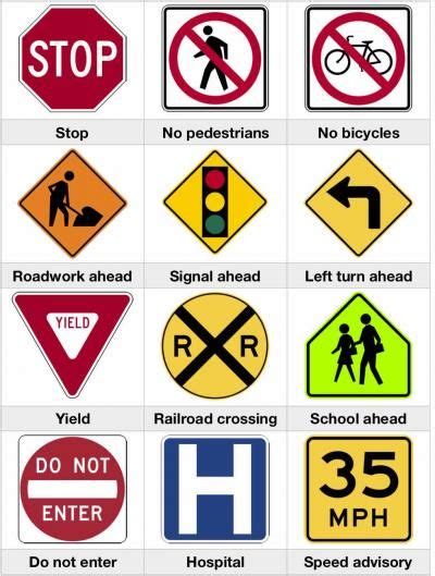 Road Traffic Safety Signs For Kids Free Printable Worksheets For Kids