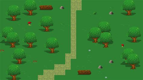 Asset Graphics Pixel Art Forest And Town Tilesets Gamemaker Community