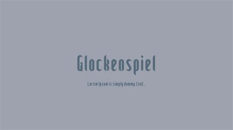 Glockenspiel Font Download Free For Desktop And Webfont