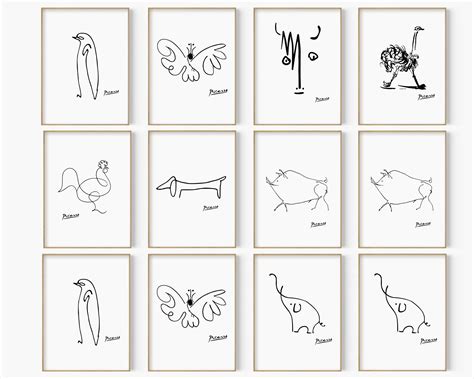 Picasso Drawings Animals