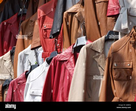 Market Clothes Stall Stock Photo Alamy