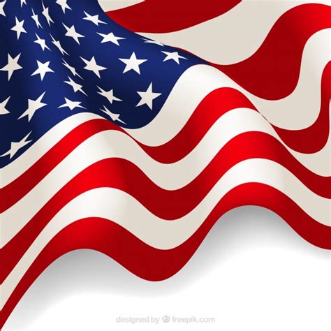 Find the best american flag background images on getwallpapers. Free Vector | Realistic background of wavy american flag