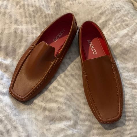 Adolfo Shoes Mens Italian Leather Loafers Size 1 Poshmark