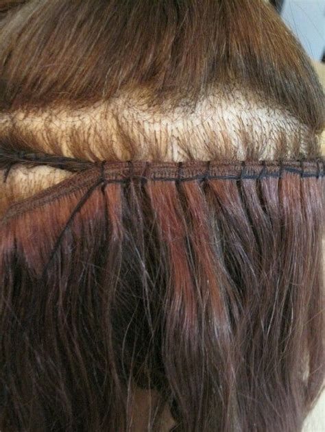 I am thinking about the ones that are sewn in, but am not sure. Sew in- braidless | Sew in hair extensions, Hair styles ...