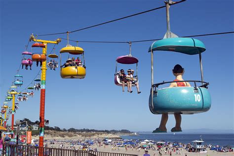 Santa Cruz Beach Amusement Park Photograph By Carol M Highsmith