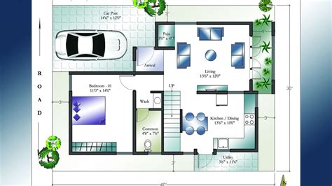 30 X 40 West Facing House Plans Everyone Will Like Acha Homes
