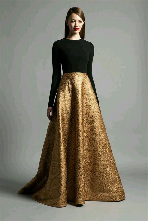 Black And Gold Long Party Dress Elko Plus Size Party Dresses Eloquii Wonderful Long Sleeve