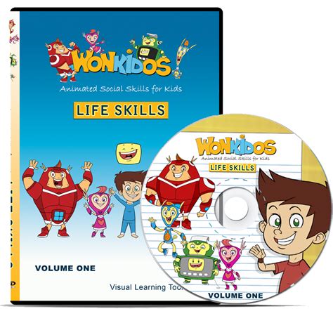 Wonkido Animated Social Skills DVD | Social skills for kids, Life skills, Visual learning