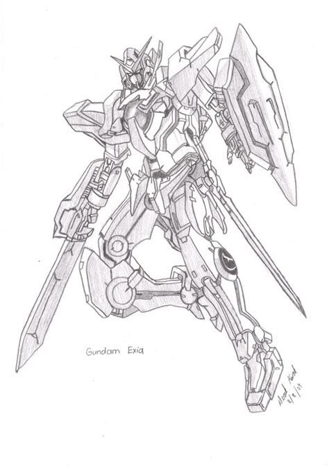 Gundam Exia By Dkchopsuey On Deviantart