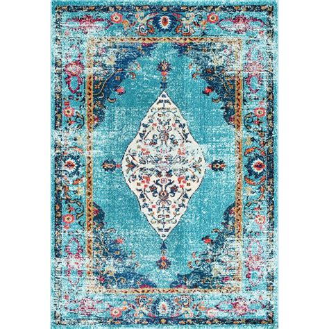 Check spelling or type a new query. nuLOOM Veronica Oriental Persian Aqua 8 ft. x 11 ft. Area ...