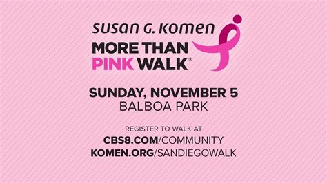 Susan G Komen More Than Pink Walk In Balboa Park