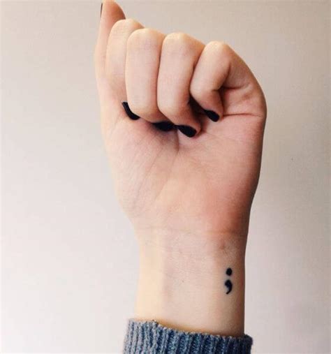 40 Stunning Semicolon Tattoo Ideas And Their Meaning 2022