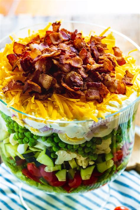 Seven Layer Salad Southern Recipes