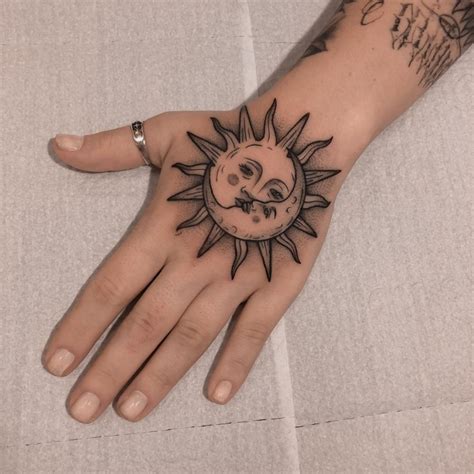 Sun Moon Tattoo Anahataink Kickass Things