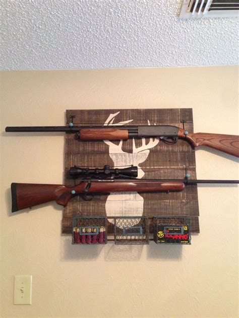 Hang the gun rack (from wall studs) and display. 20 best Vertical Gun Rack Ideas images on Pinterest | Gun racks, Gun cabinets and Gun storage